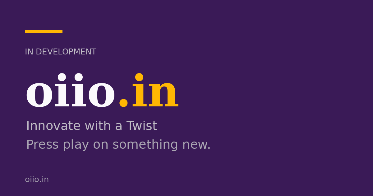 Link preview image for oiio.in